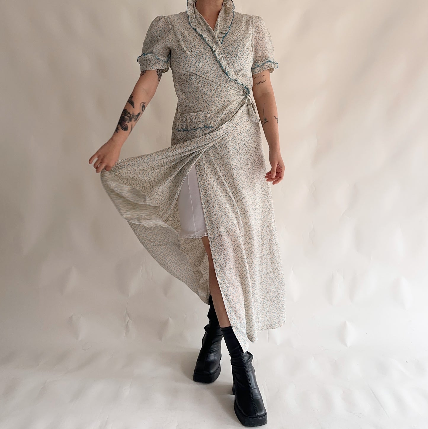 Vestido vintge de noite (M-L)