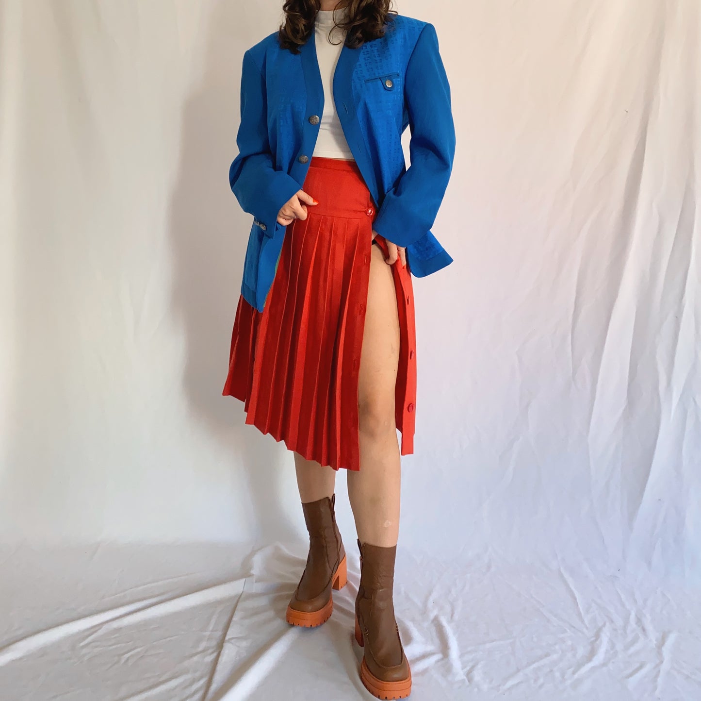 Pleated Vintage Skirt (XS-S)
