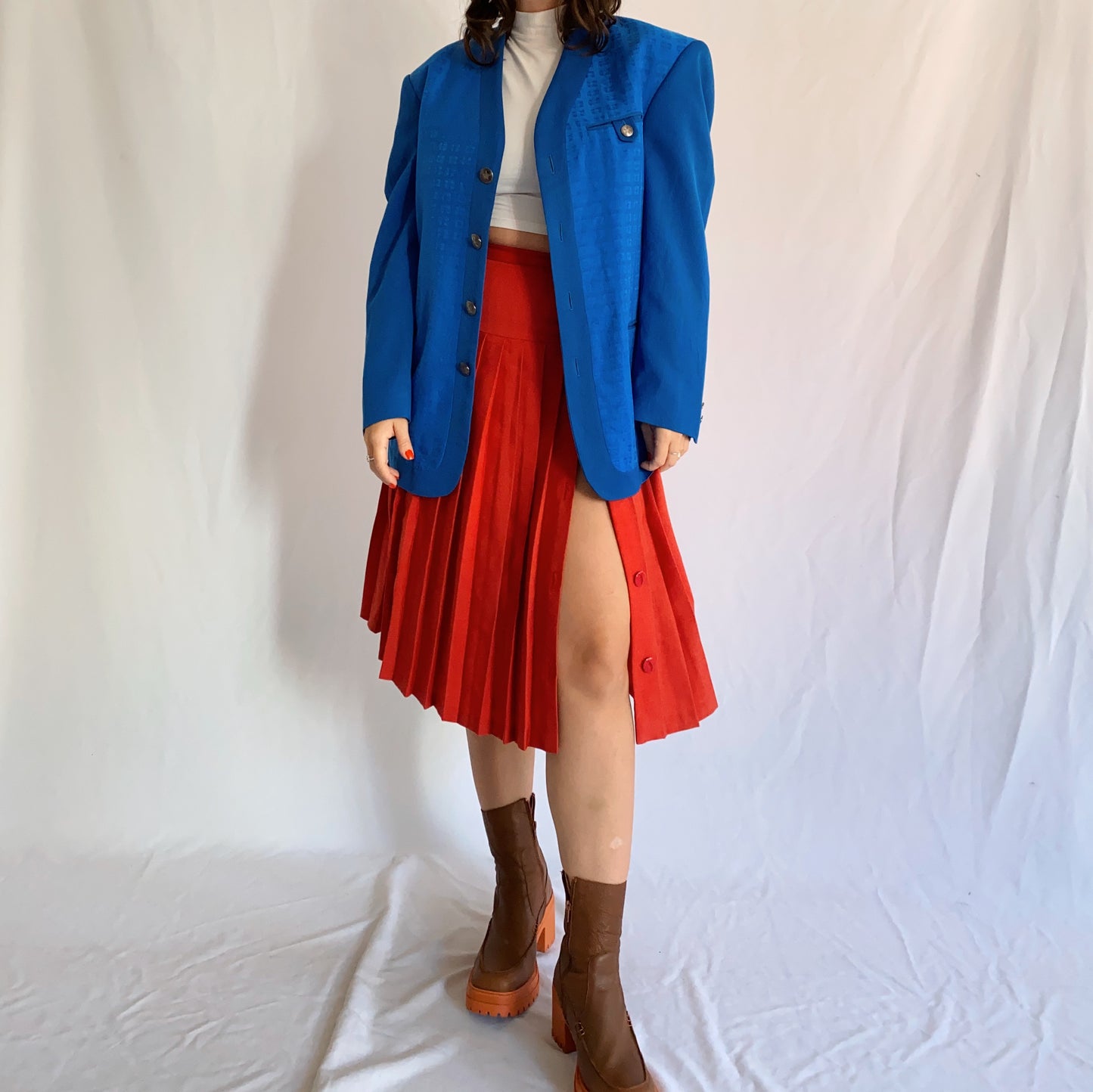 Pleated Vintage Skirt (XS-S)