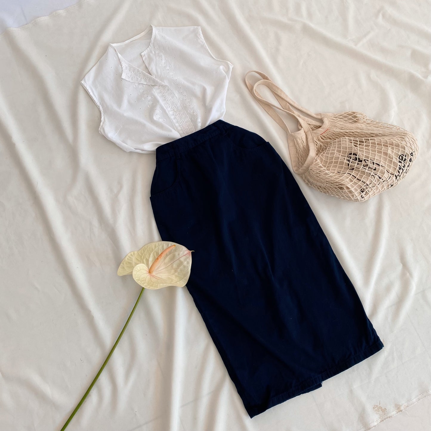 Vintage Midi Skirt (XS)