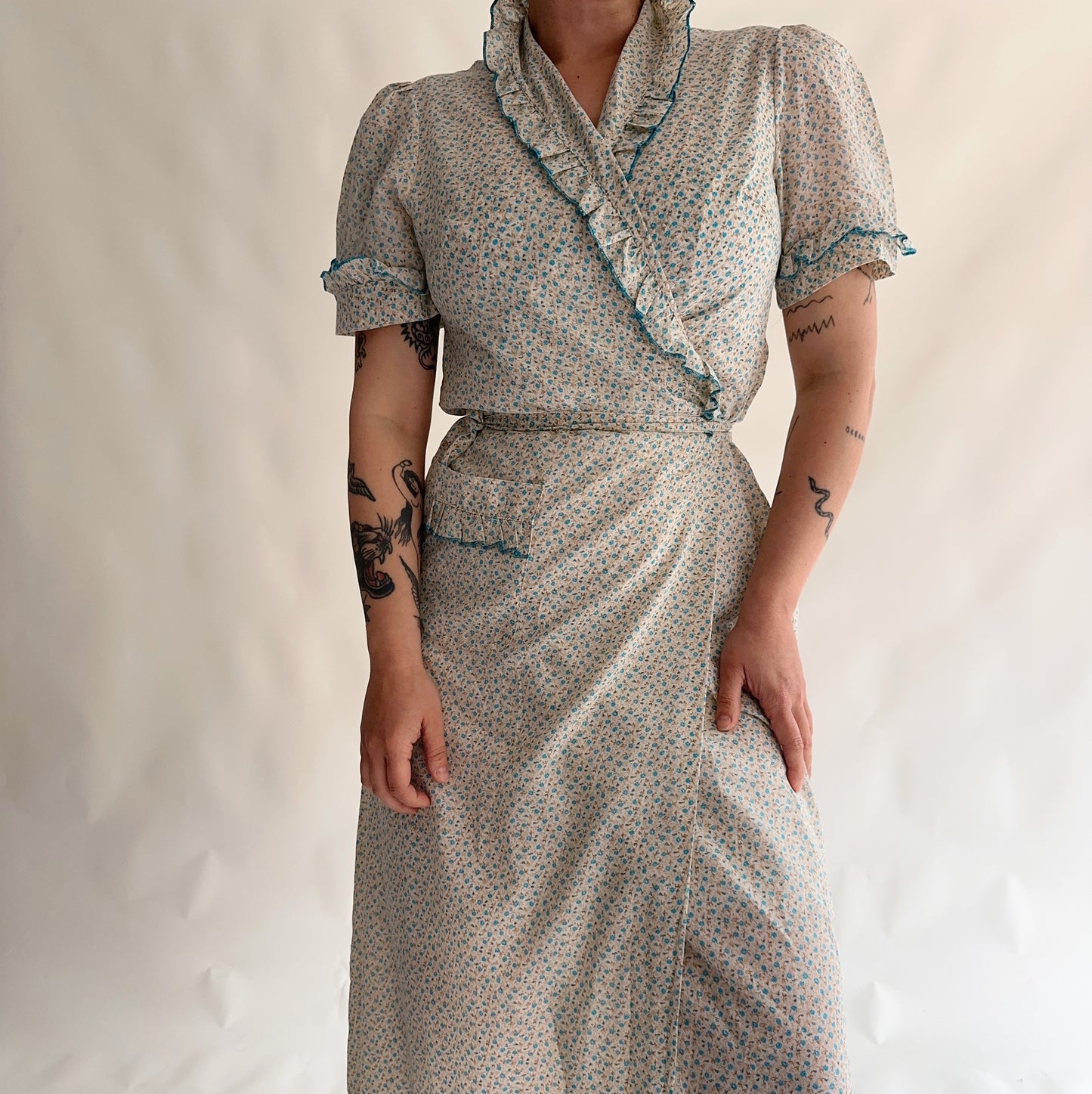 Vestido vintge de noite (M-L)