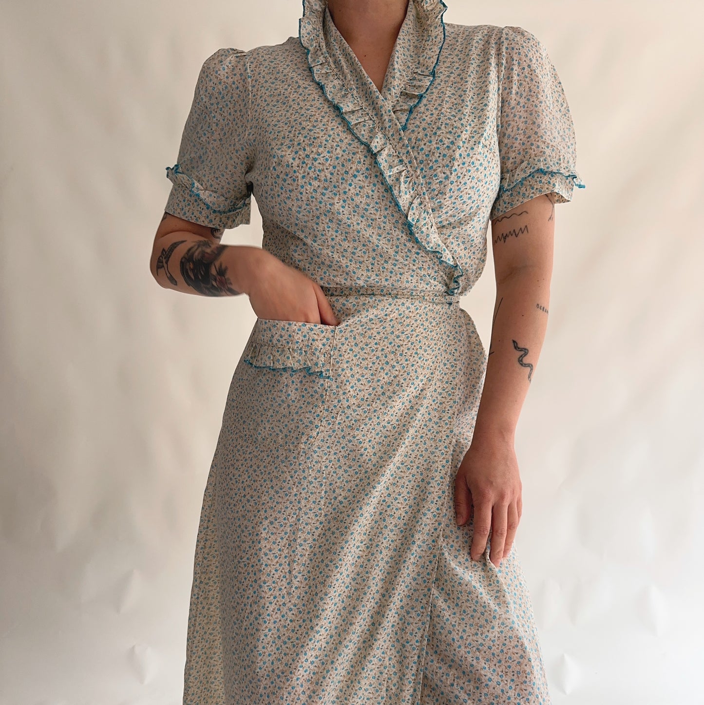 Vestido vintge de noite (M-L)
