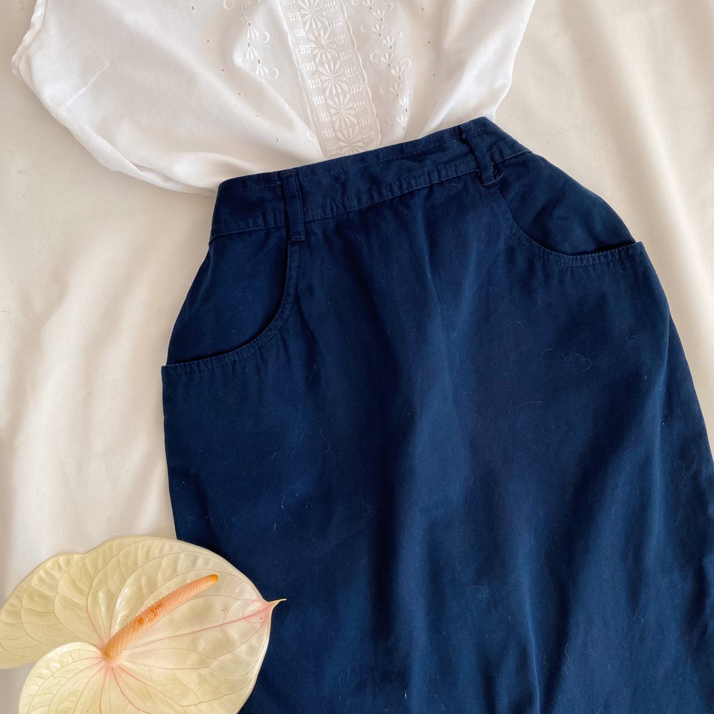 Vintage Midi Skirt (XS)
