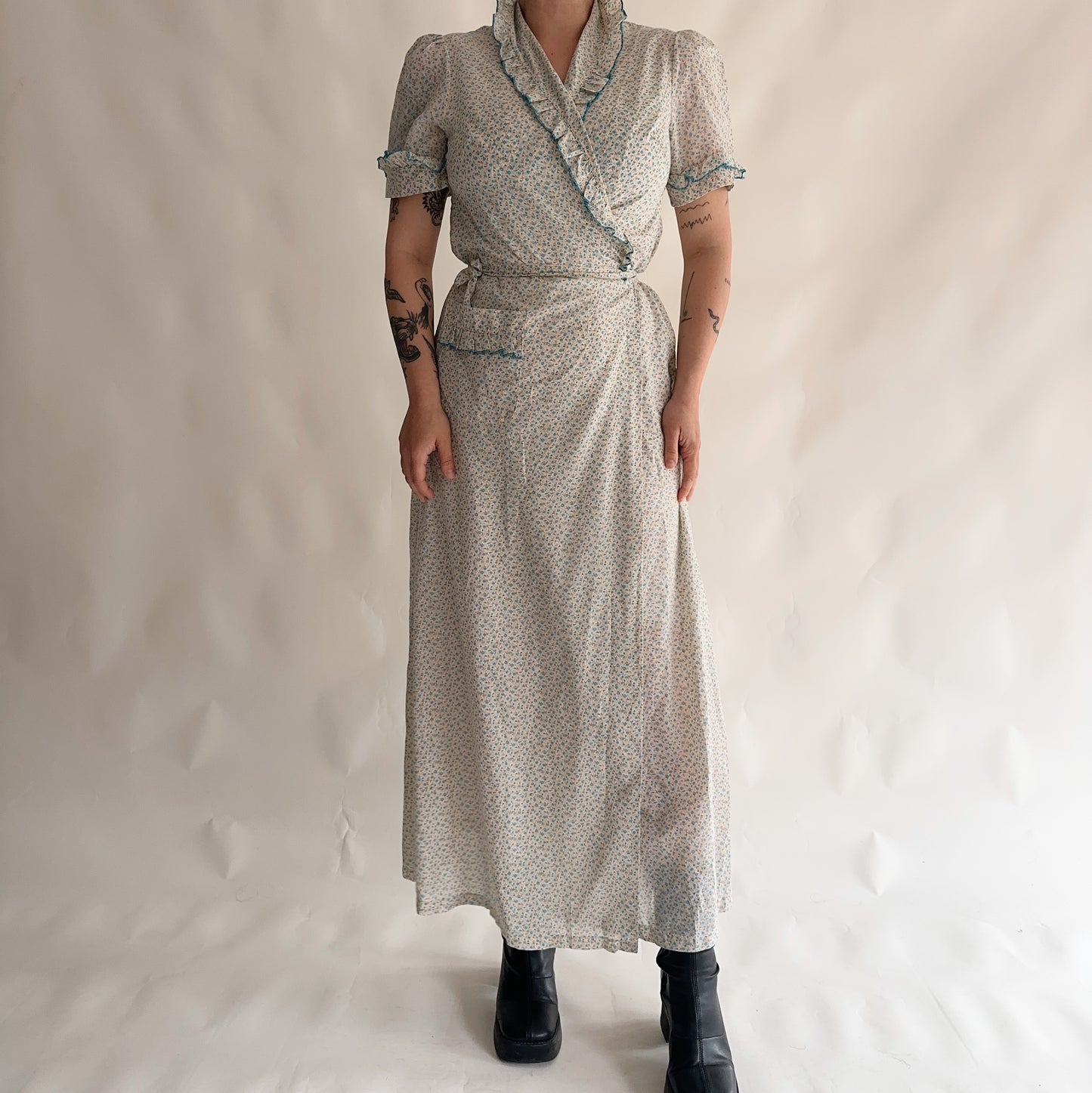 Vestido vintge de noite (M-L)