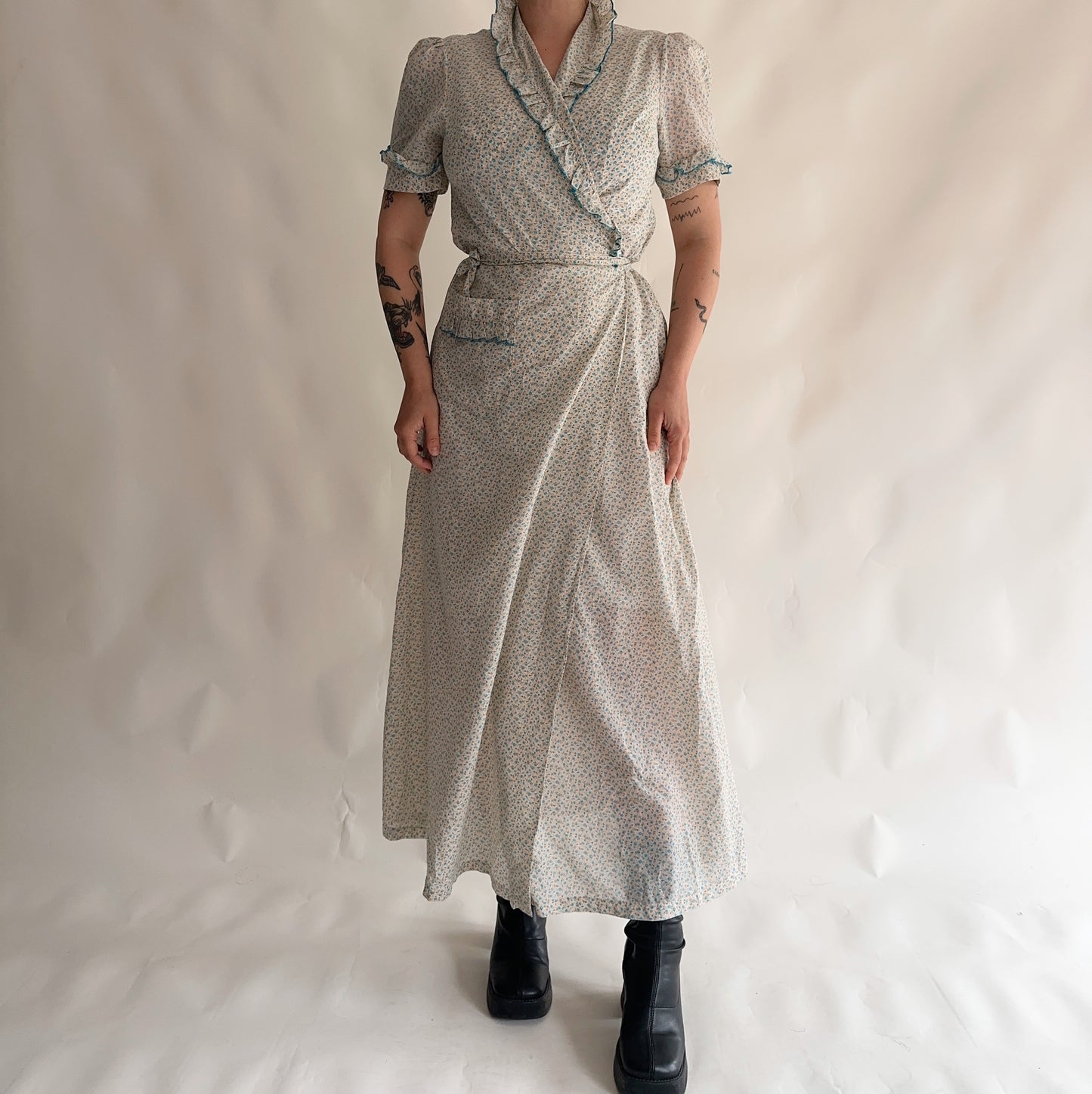 Vestido vintge de noite (M-L)