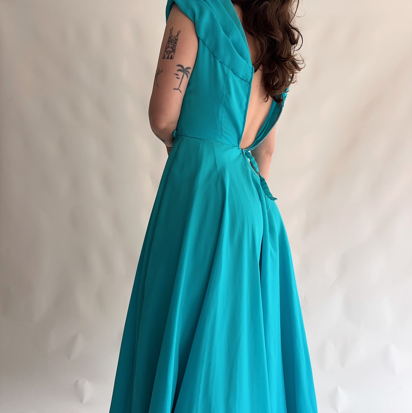 Vestido Vintage Maxi (XS-S)