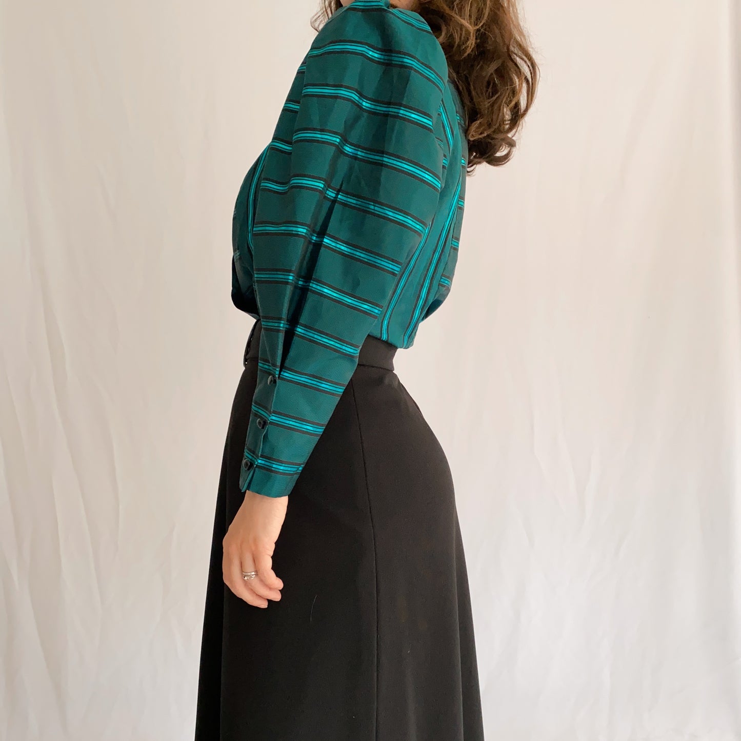 Camisa Vintage Puff Sleeve (M-L)