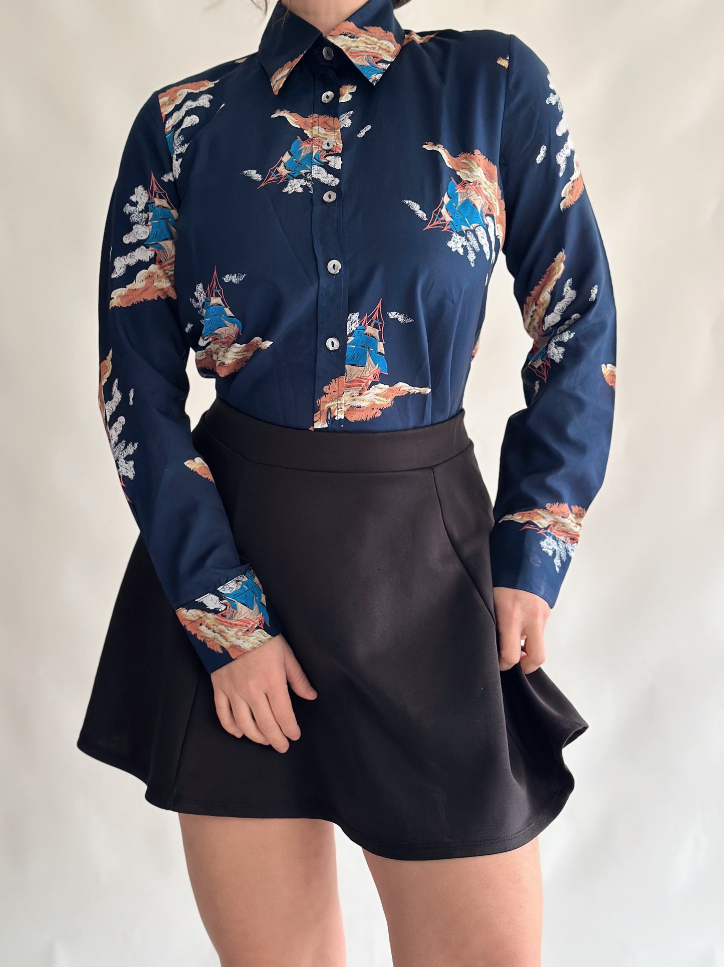 camisa vintage 70s (M)