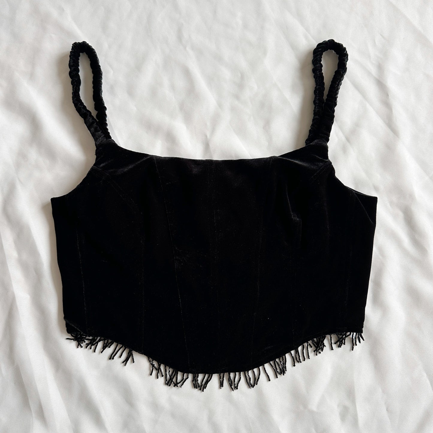 upcycling corset preto (L-XL)