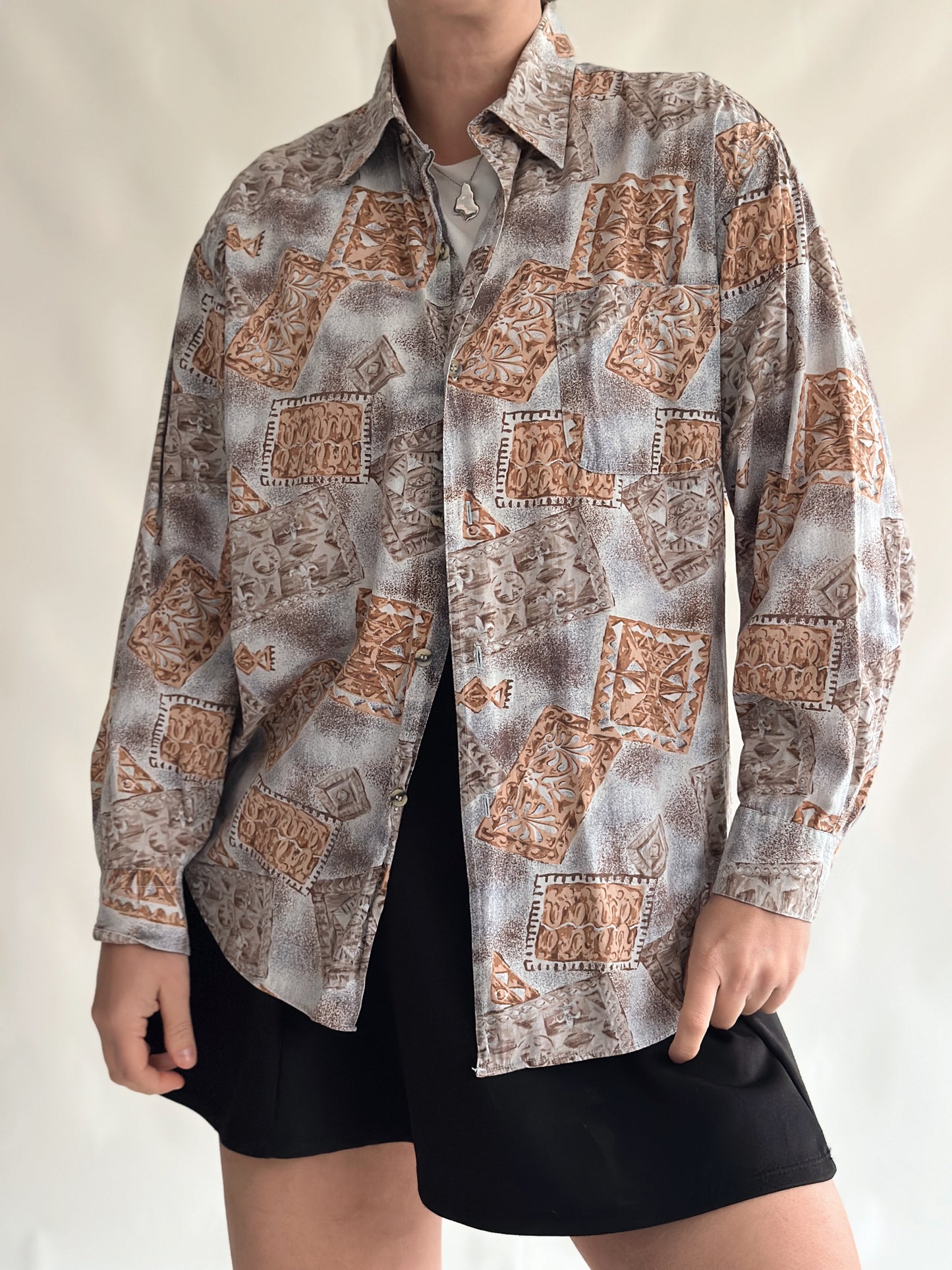 camisa vintage 90s (M-L)