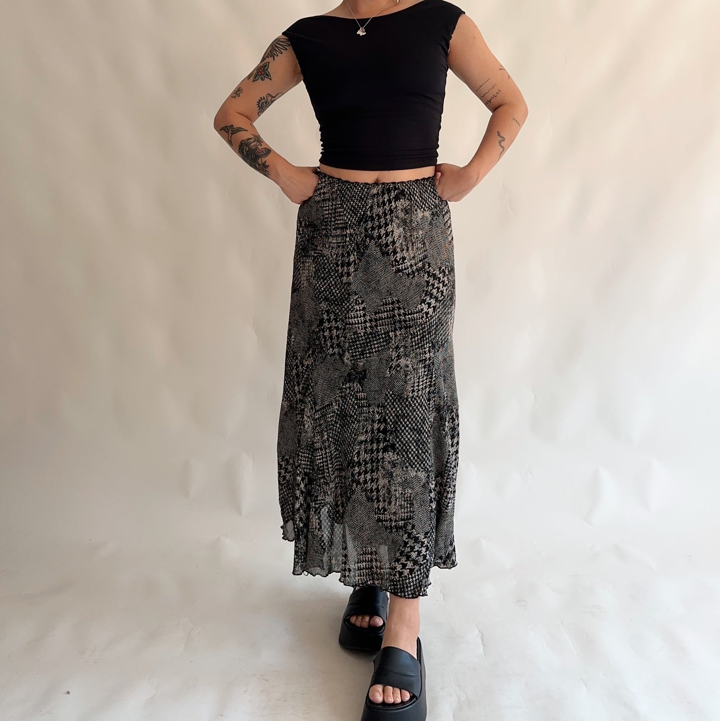 Saia Vintage longa y2k (S-M)