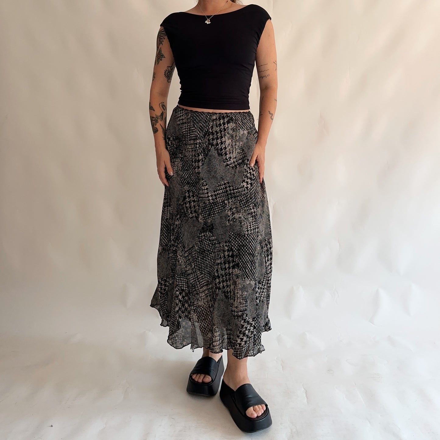 Saia Vintage longa y2k (S-M)