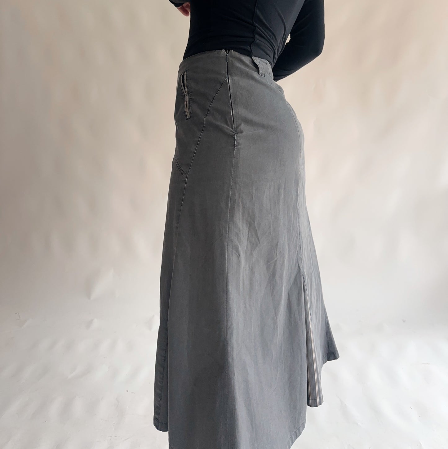 Vintage asymmetrical skirt y2k (L)