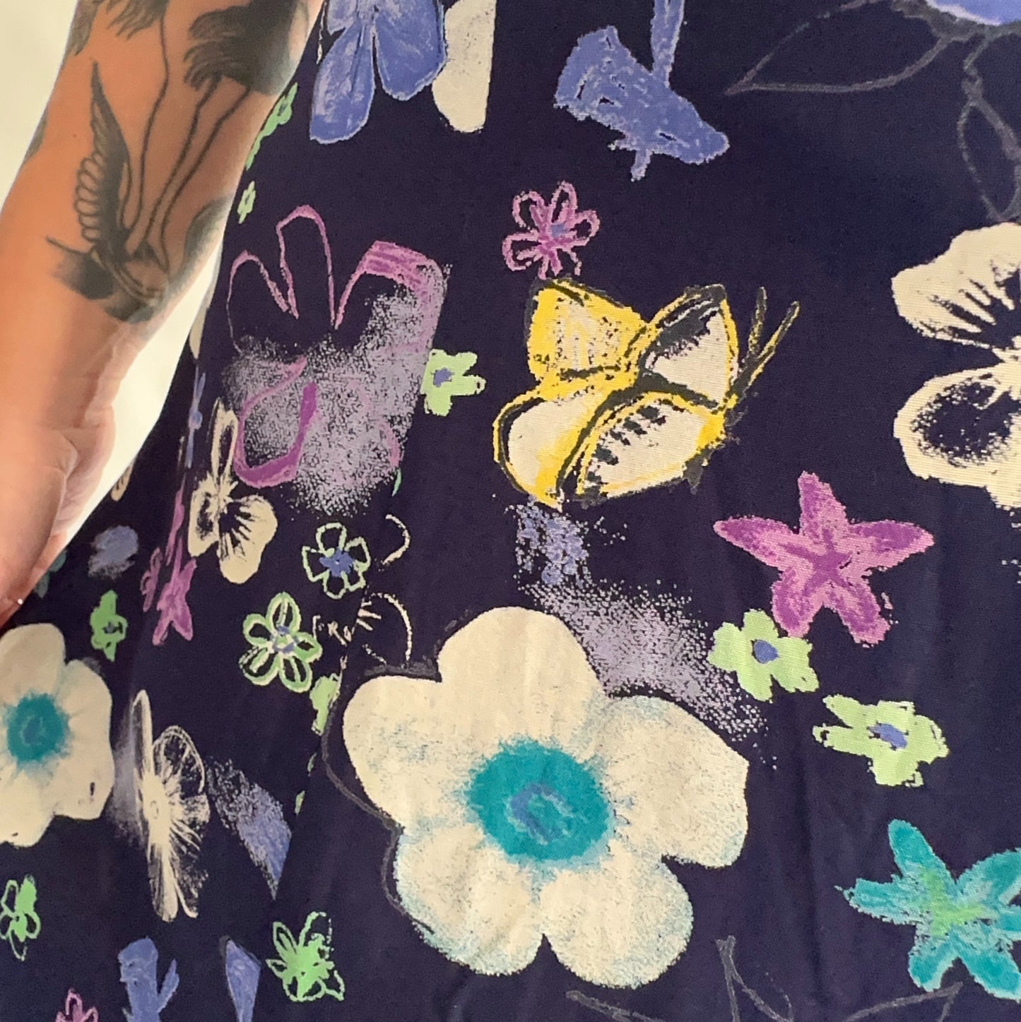 Vestido Vintage 90s longo (L-XL)