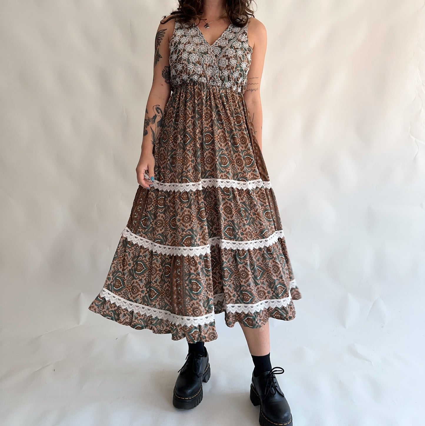 Vintage Fairycore Dress (SM)