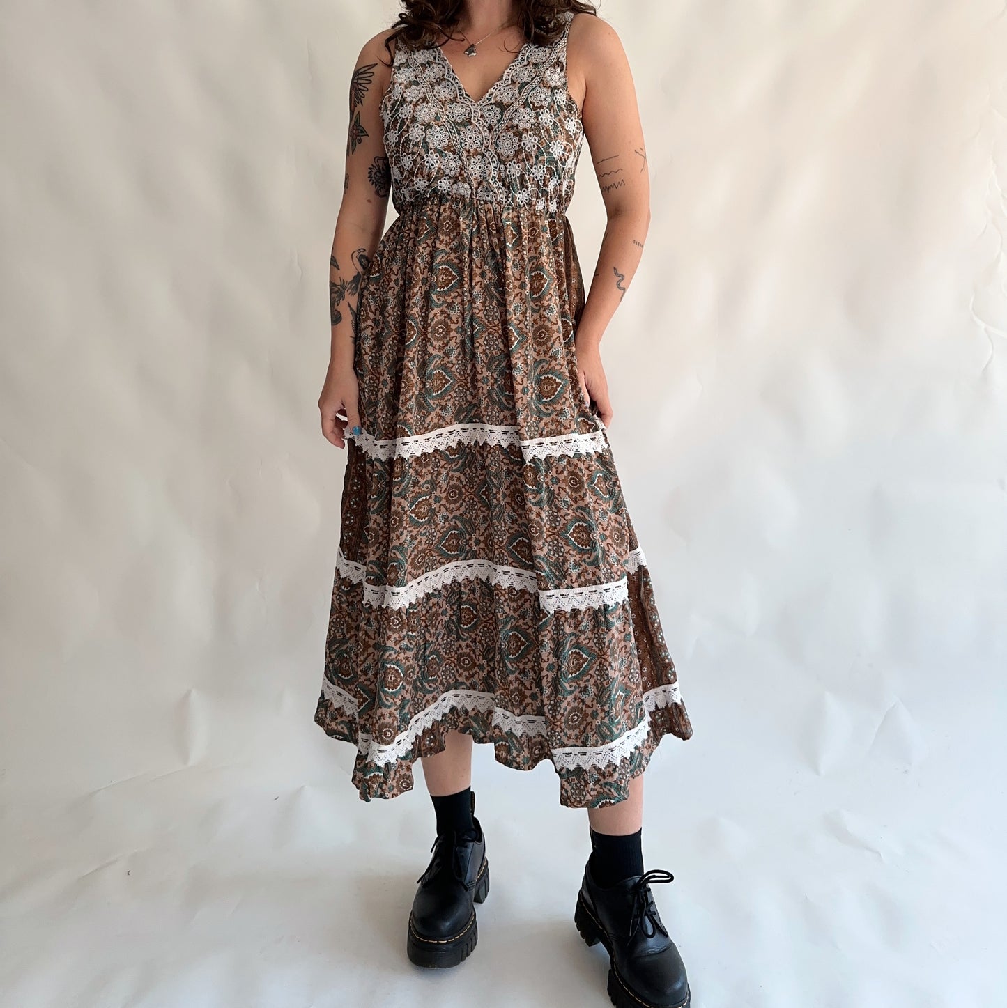 Vintage Fairycore Dress (SM)