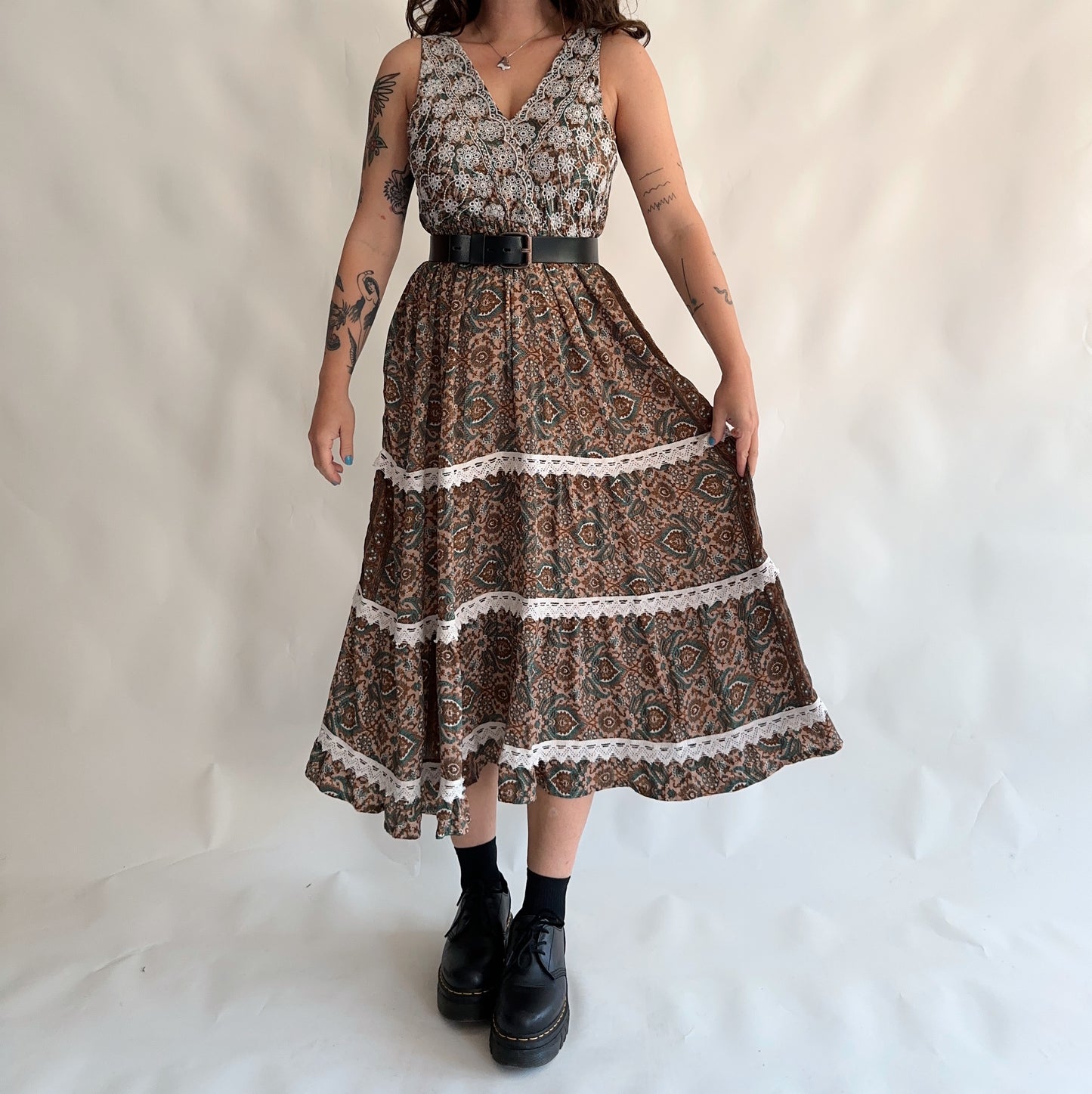 Vintage Fairycore Dress (SM)