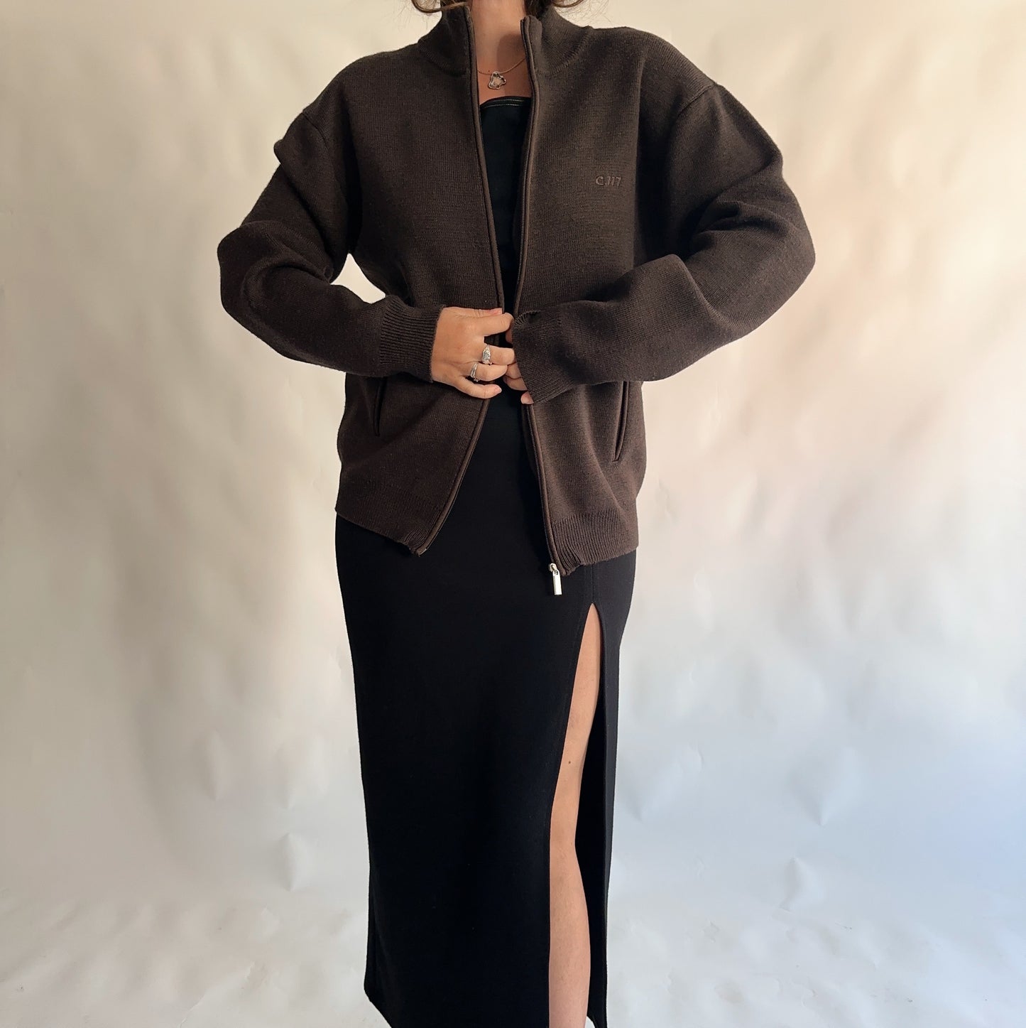 Blusão Vintage com Lã de Merino (M-L)