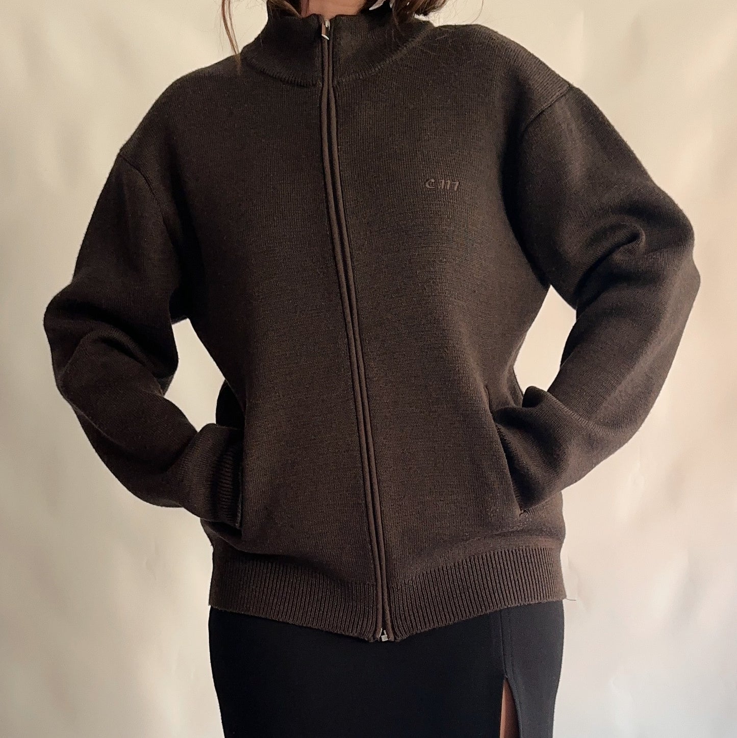Blusão Vintage com Lã de Merino (M-L)