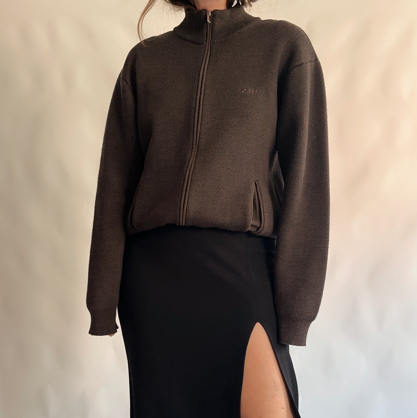 Blusão Vintage com Lã de Merino (M-L)