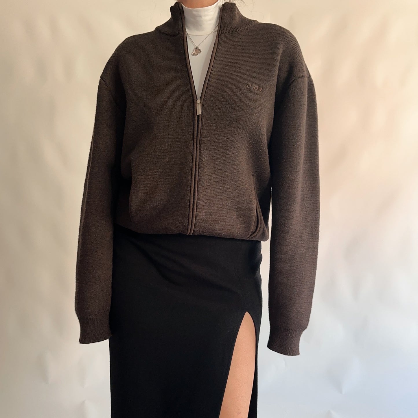 Blusão Vintage com Lã de Merino (M-L)