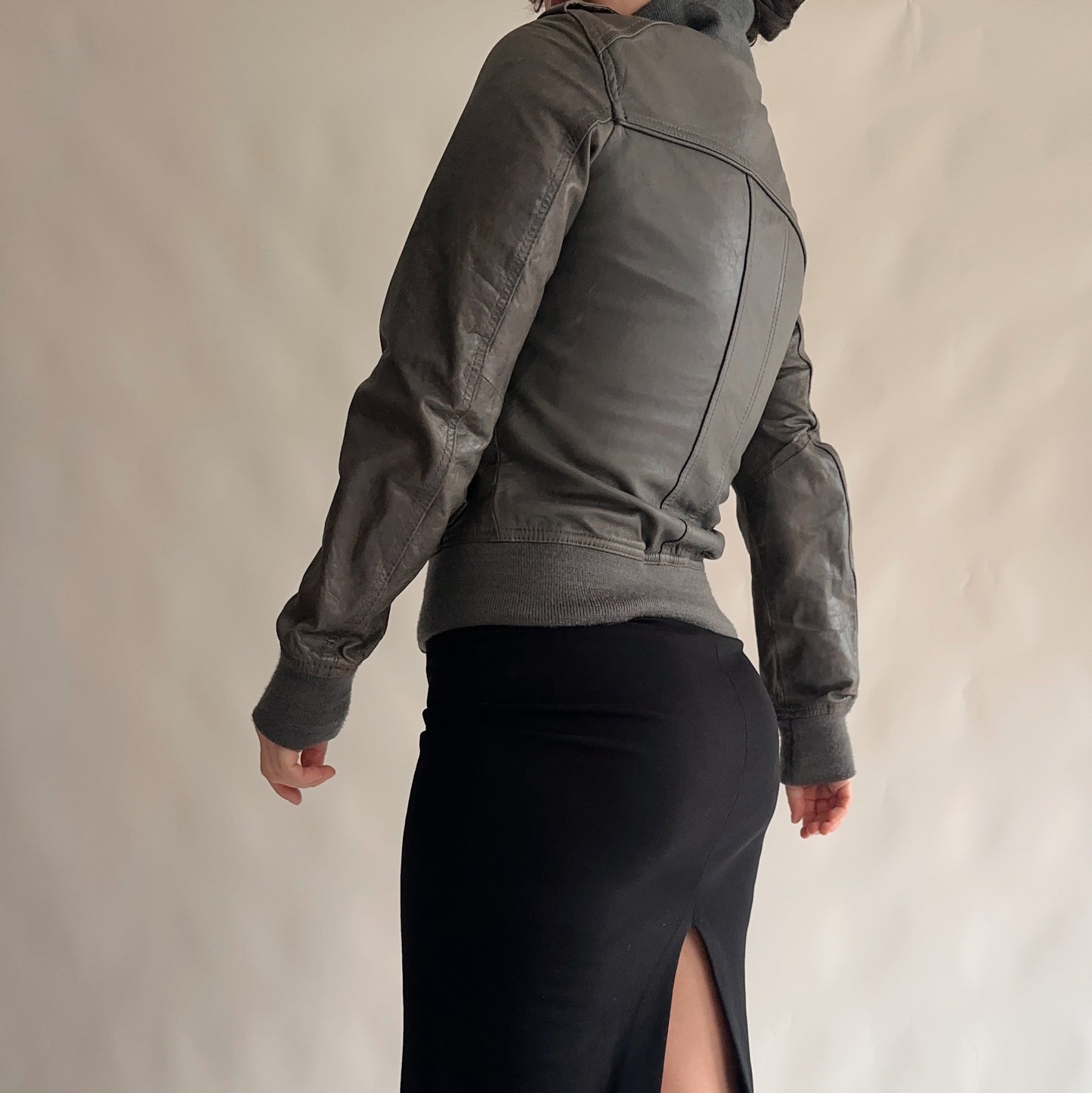 Jaqueta de Pele Vintage y2k (S-M)