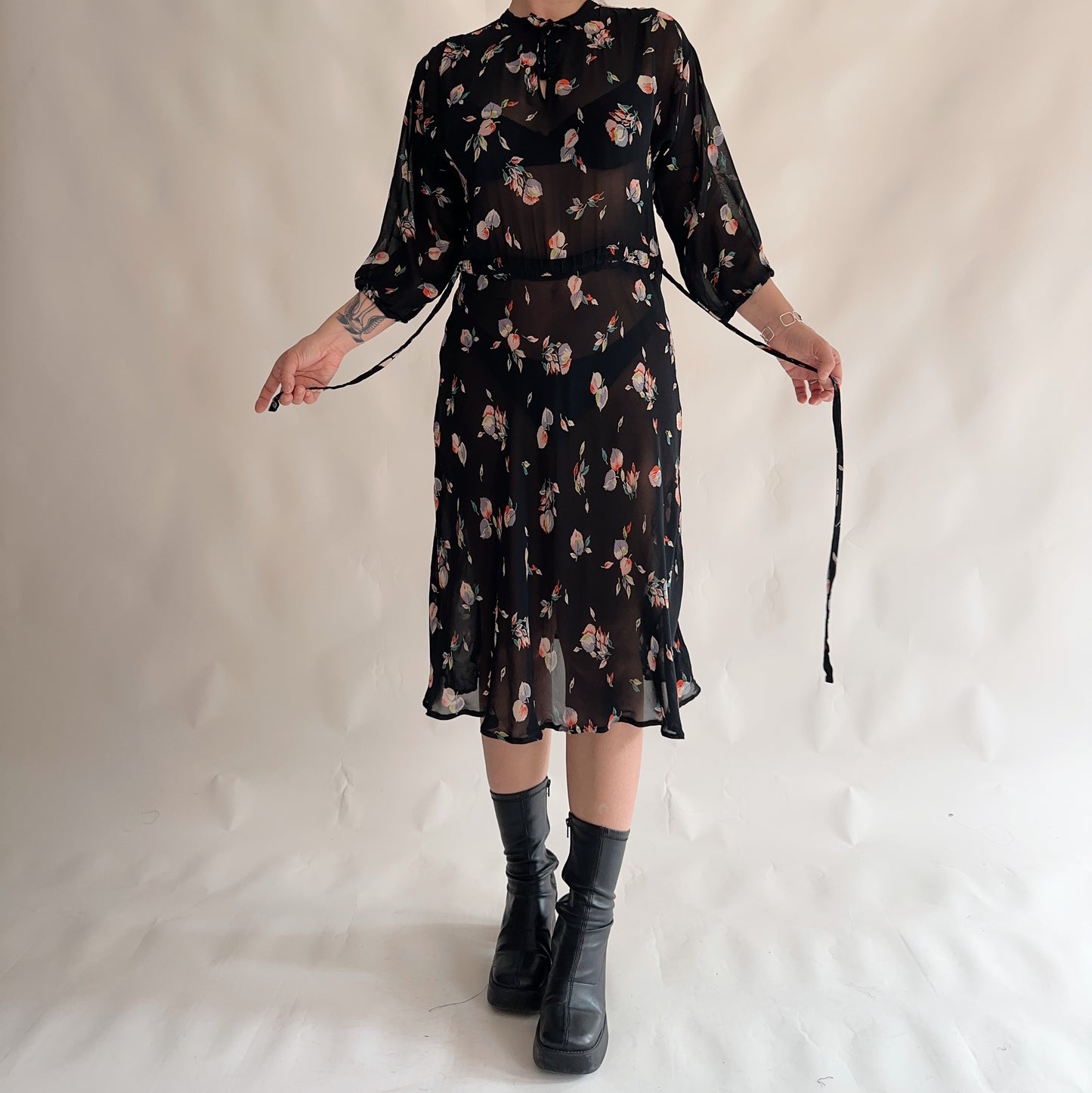 Vestido Vintage Transparência (M)