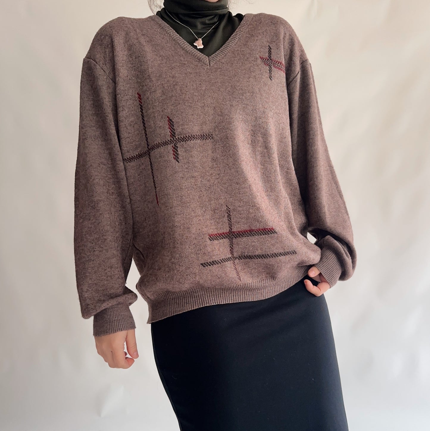 Camisola Vintage Lã de Merino (M-L)