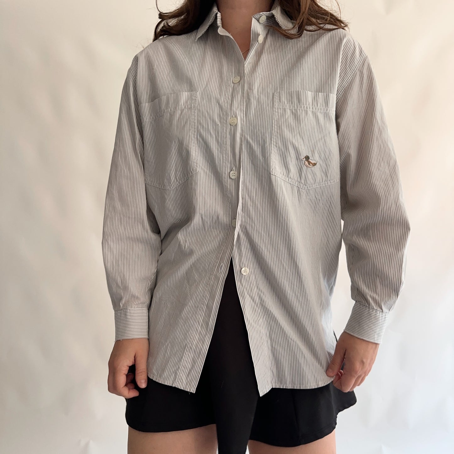 Camisa Vintage às riscas (M)