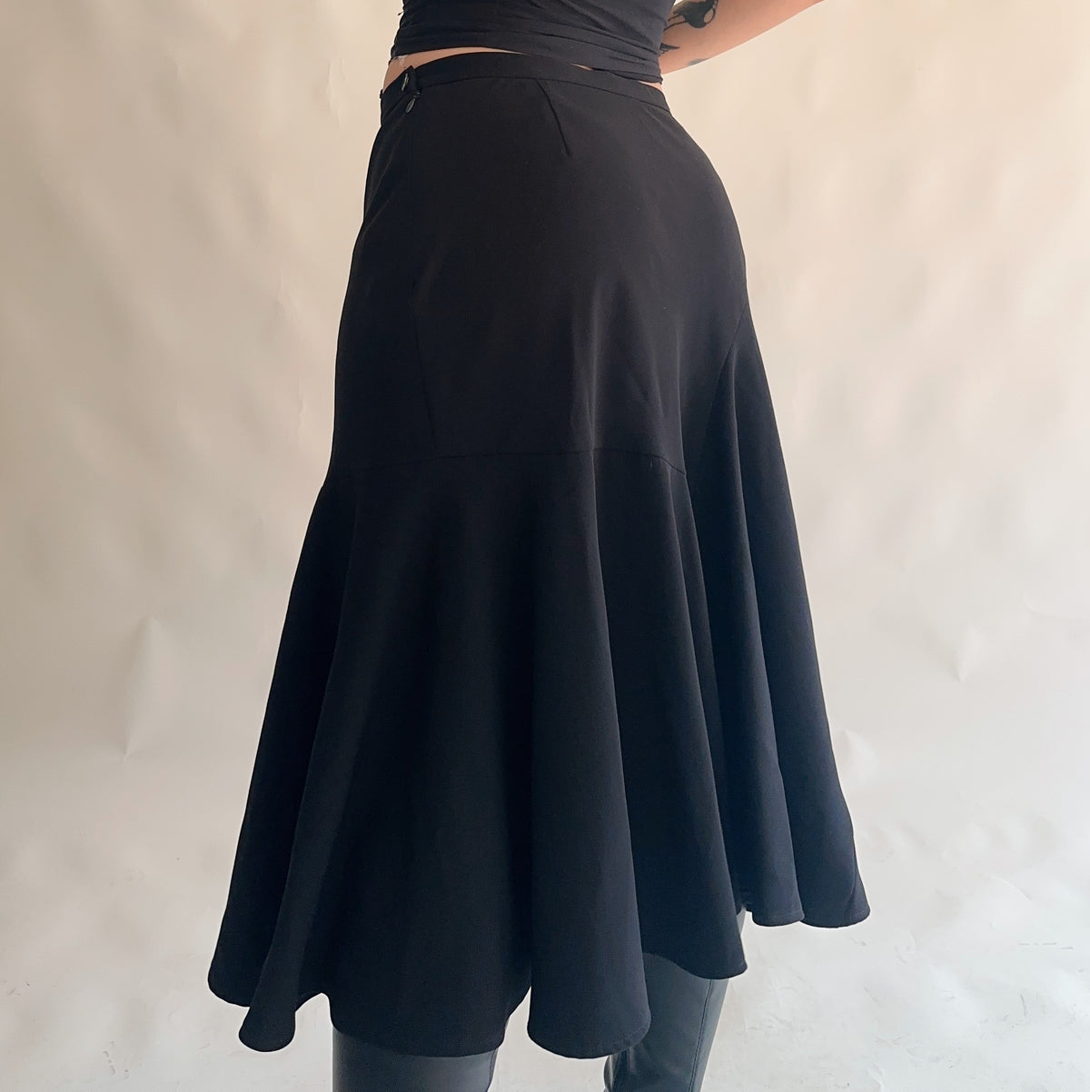 saia preta vintage y2k de inverno (XL)