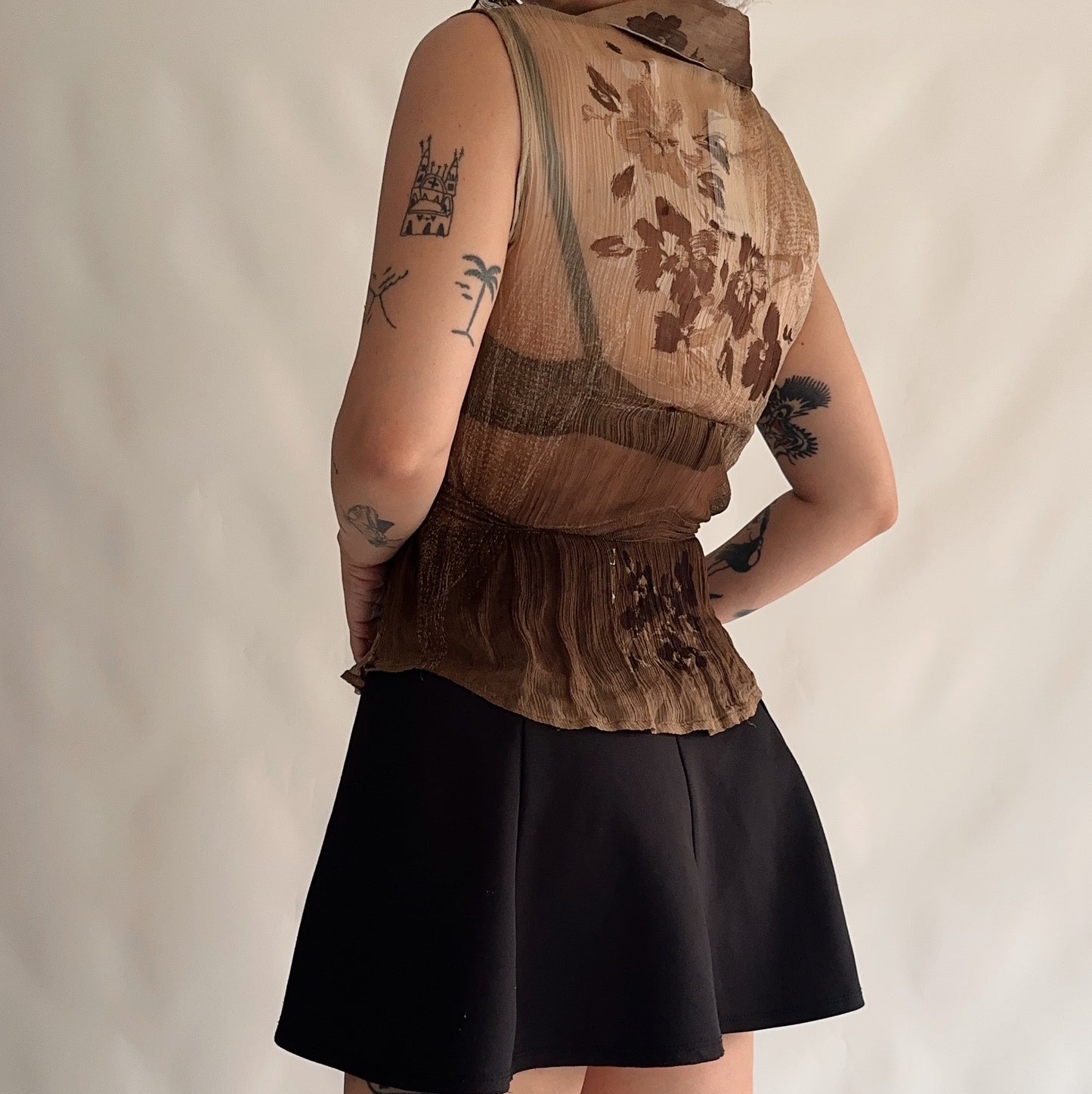 top vintage y2k mesh (S-M)