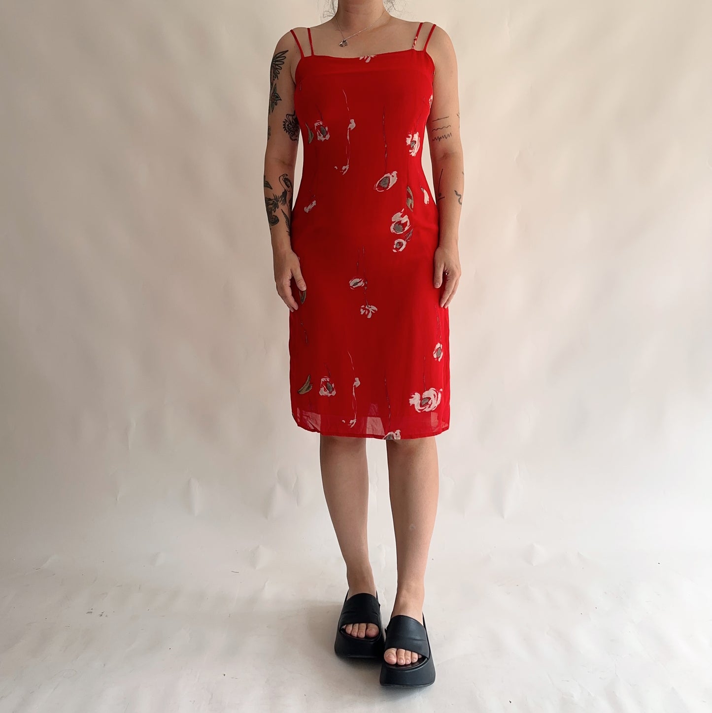 vestido vintage 90s (M-L)