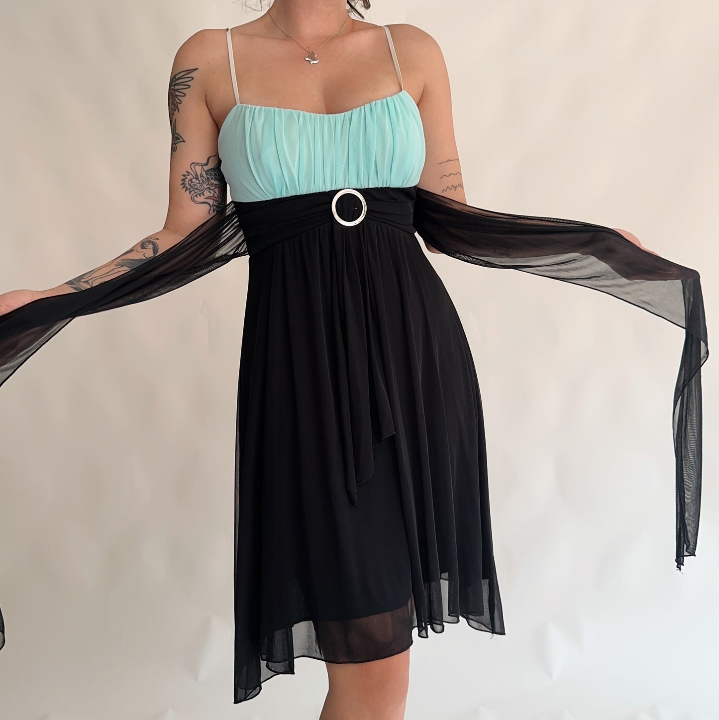 Vestido y2k mesh (S)