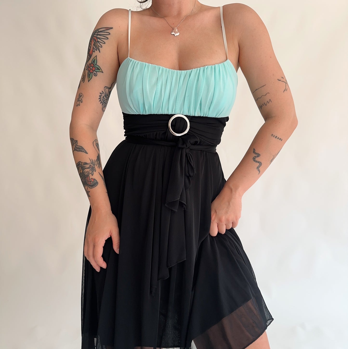 Vestido y2k mesh (S)