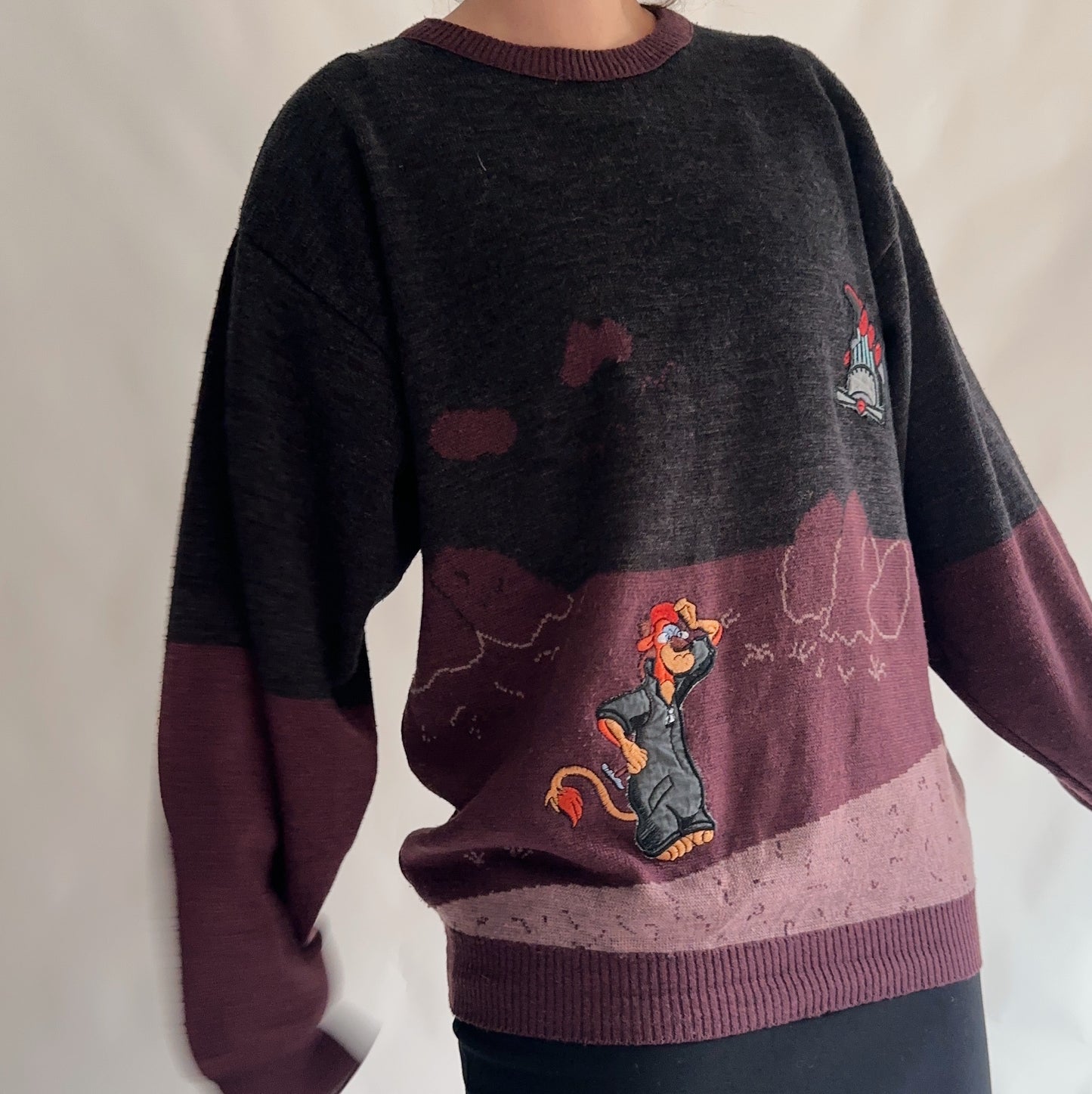 Camisola Vintage com Lã (XL)