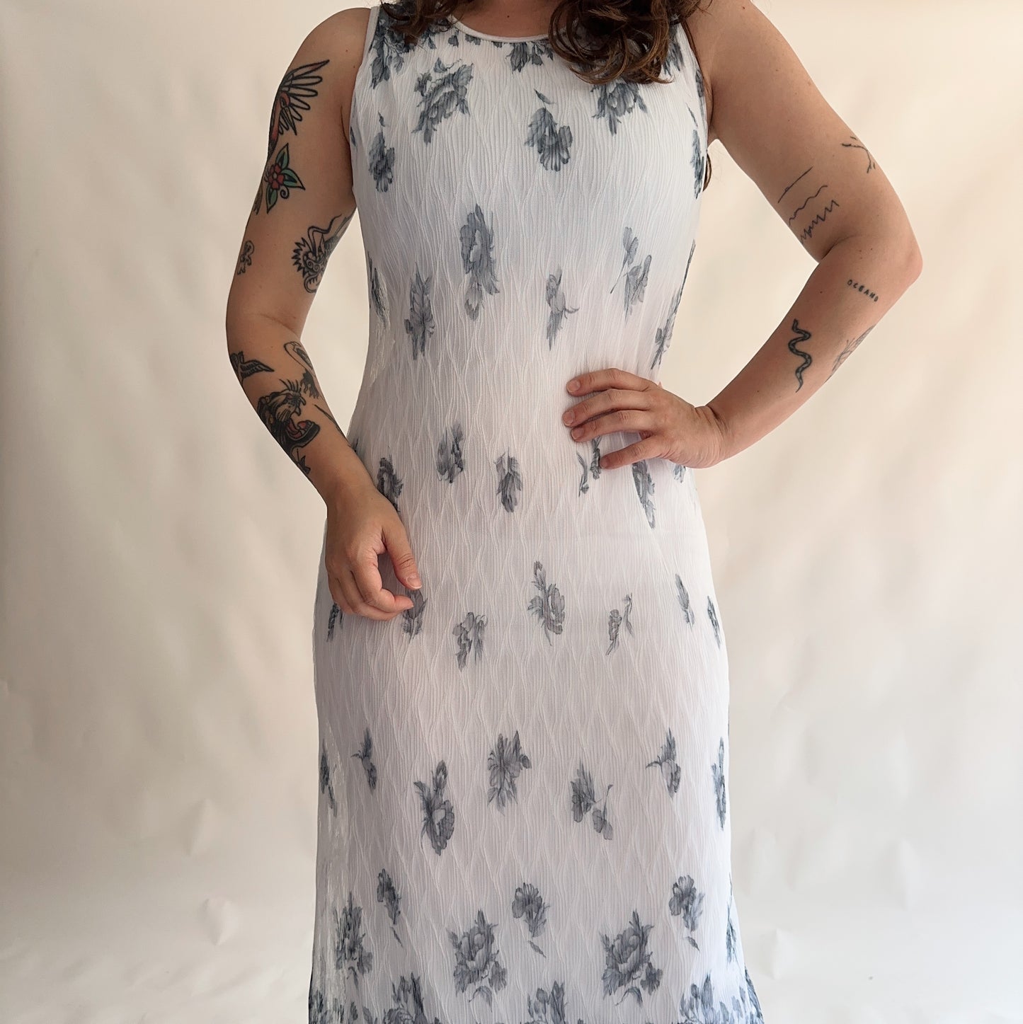 Vestido Vintage longo (S-M)