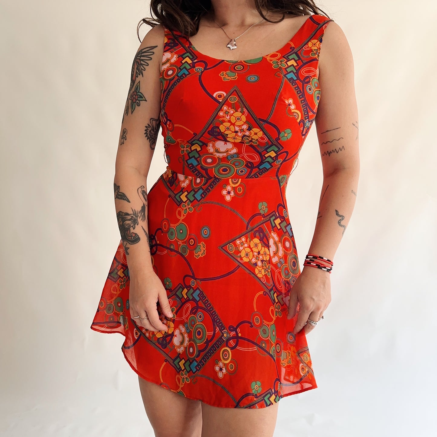 vestido vintage 70s (S)