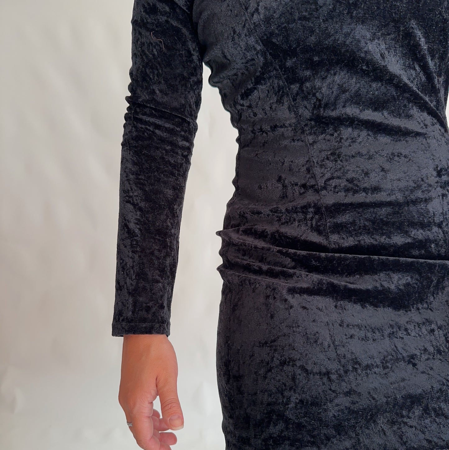 Vestido Vintage Veludo (M)
