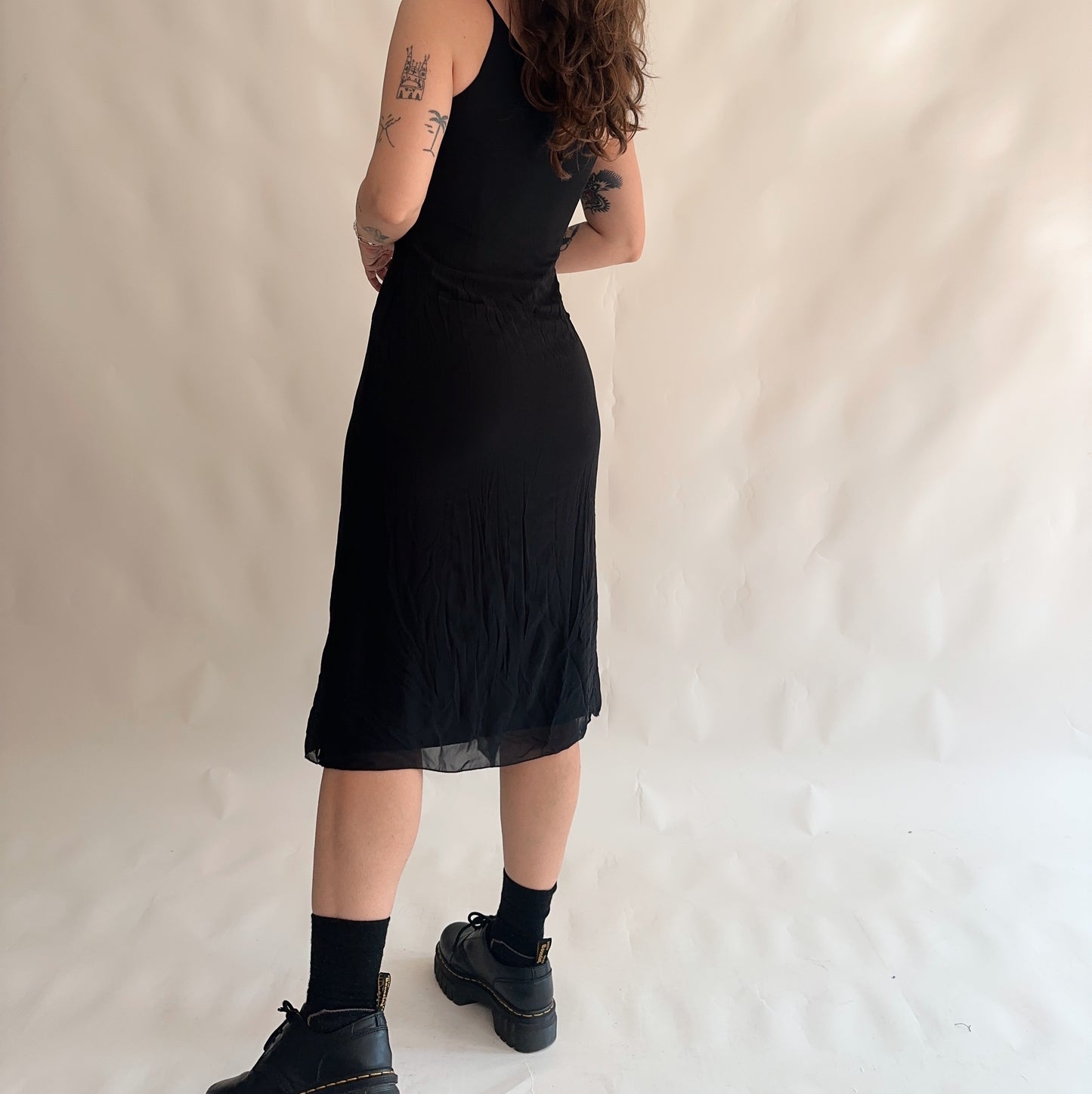 Vestido Vintage y2k assimétrico (M)