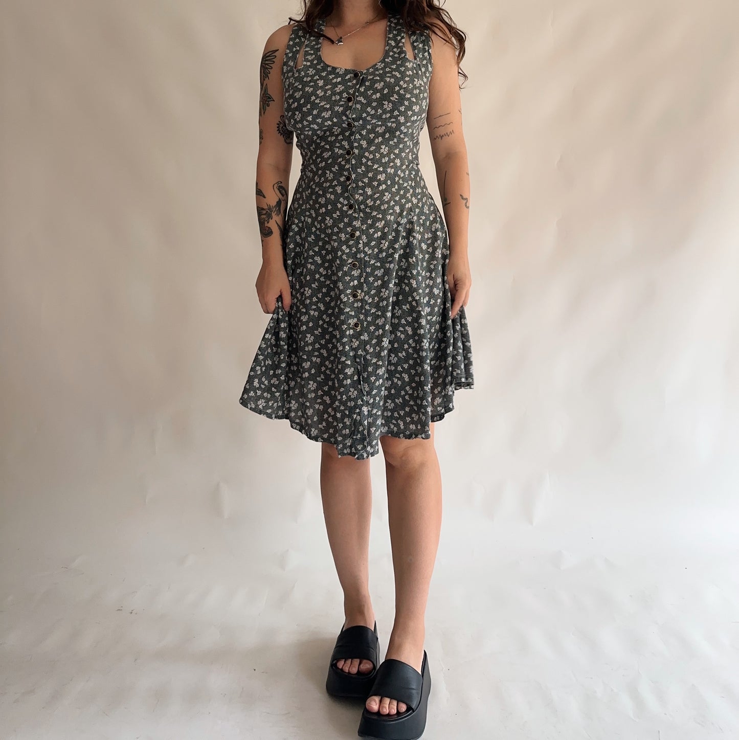 vestido vintage 90s (XL)