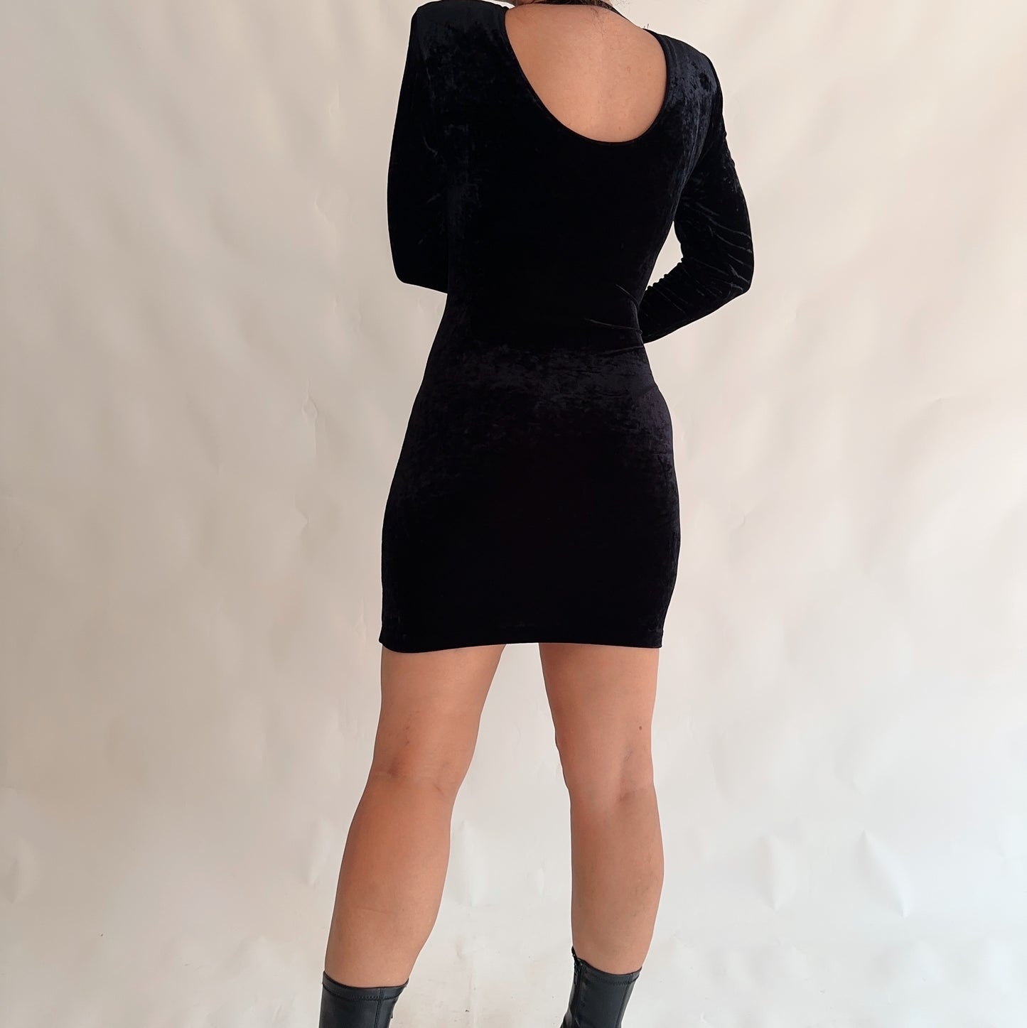 Vestido Vintage Veludo (S-M)