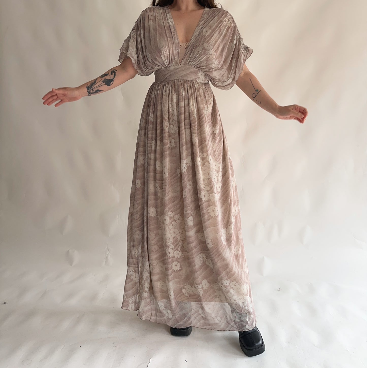 Vestido Vintage 70s (XXS-XS)