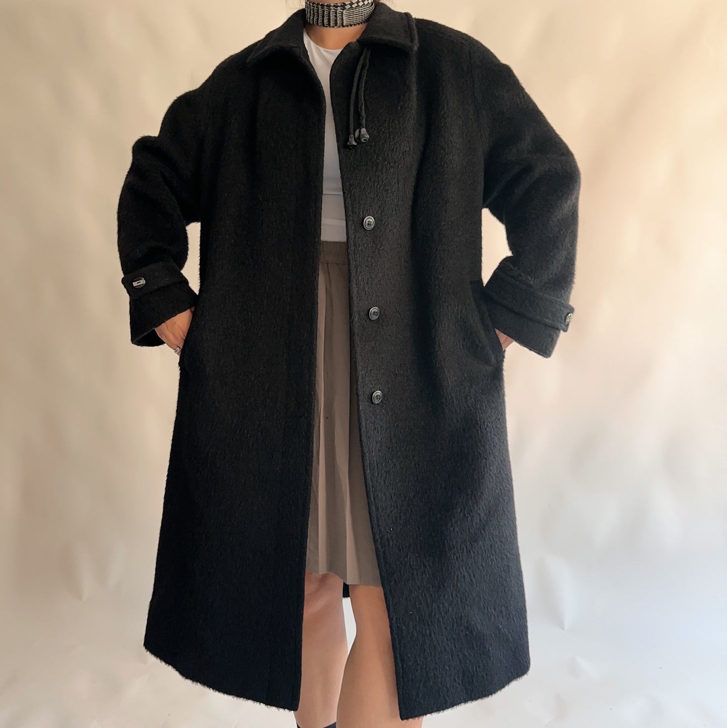 Sobretudo Vintage 80% mohair - 20% merino (XL)