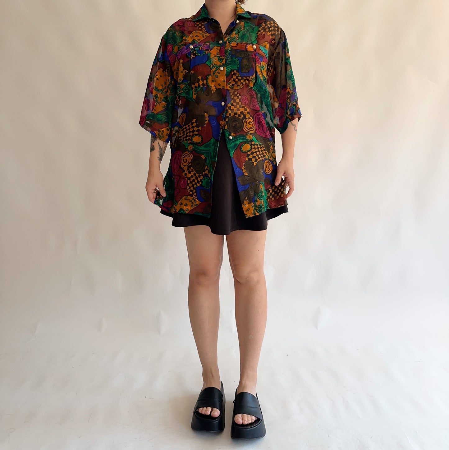 camisa vintage italiana (M)