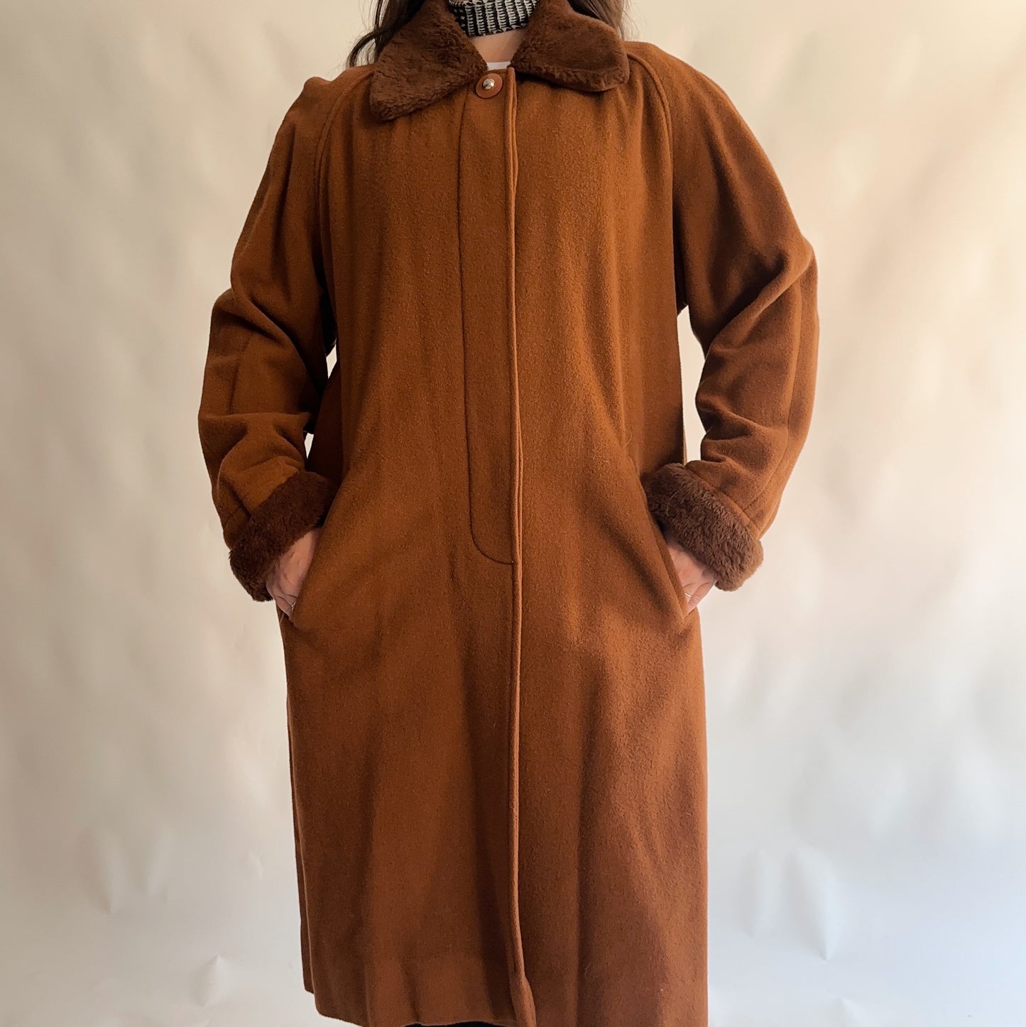 Casaco Vintage de Lã (L-XL)