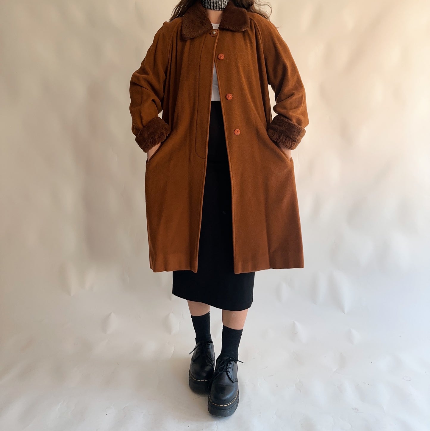 Casaco Vintage de Lã (L-XL)