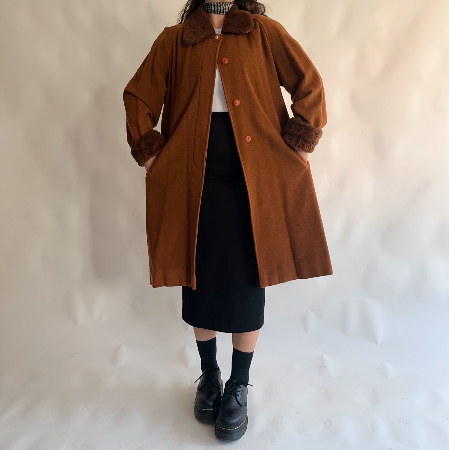 Casaco Vintage de Lã (L-XL)