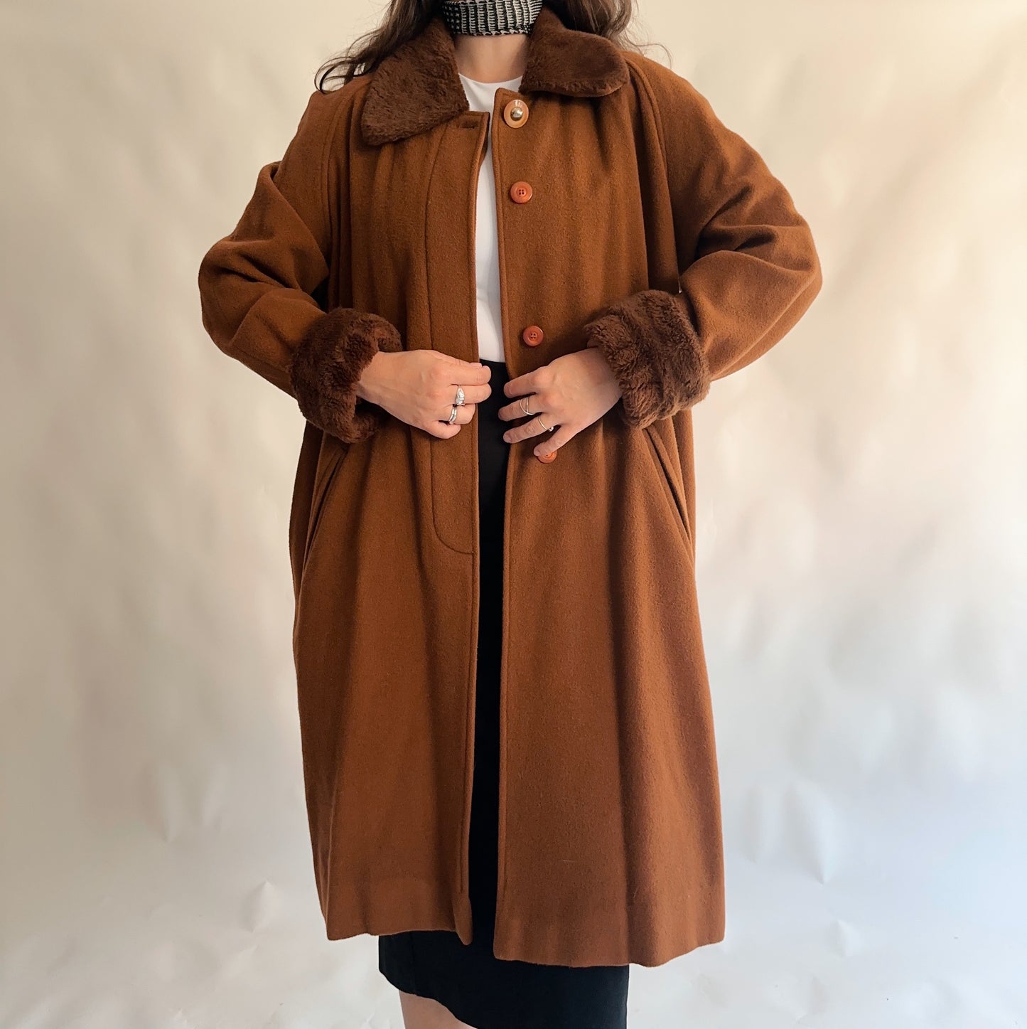 Casaco Vintage de Lã (L-XL)