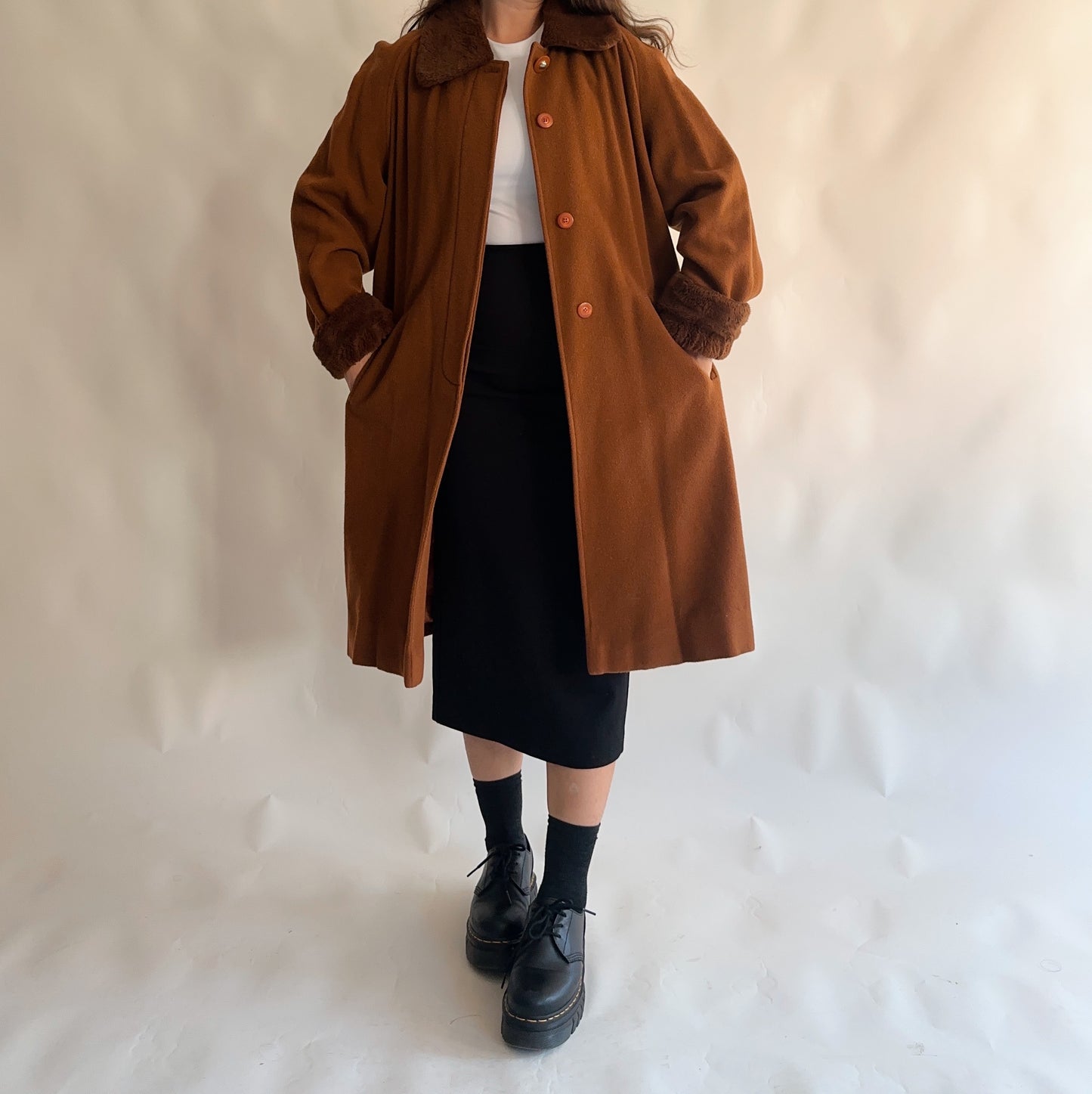 Casaco Vintage de Lã (L-XL)