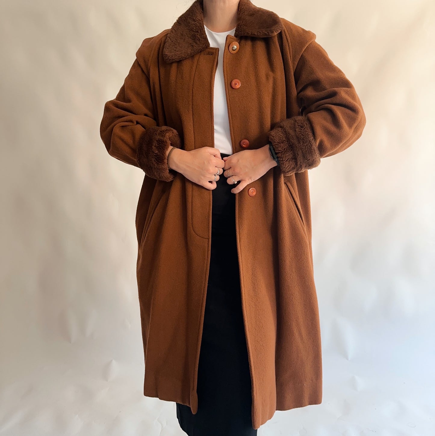 Casaco Vintage de Lã (L-XL)